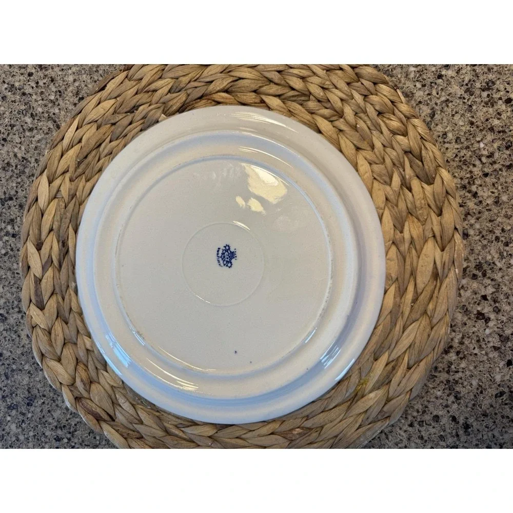 Vintage Moriyami Made In Japan Blue Willow Divided plate 10 1/4